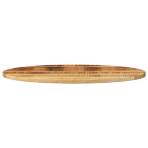 vidaXL Table Top 90x40x2.5 cm Oval Solid Wood Mango