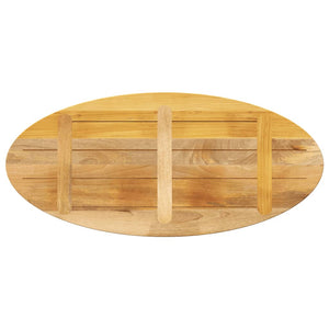 vidaXL Table Top 110x40x2.5 cm Oval Solid Wood Mango