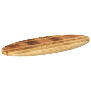 vidaXL Table Top 140x50x2.5 cm Oval Solid Wood Mango