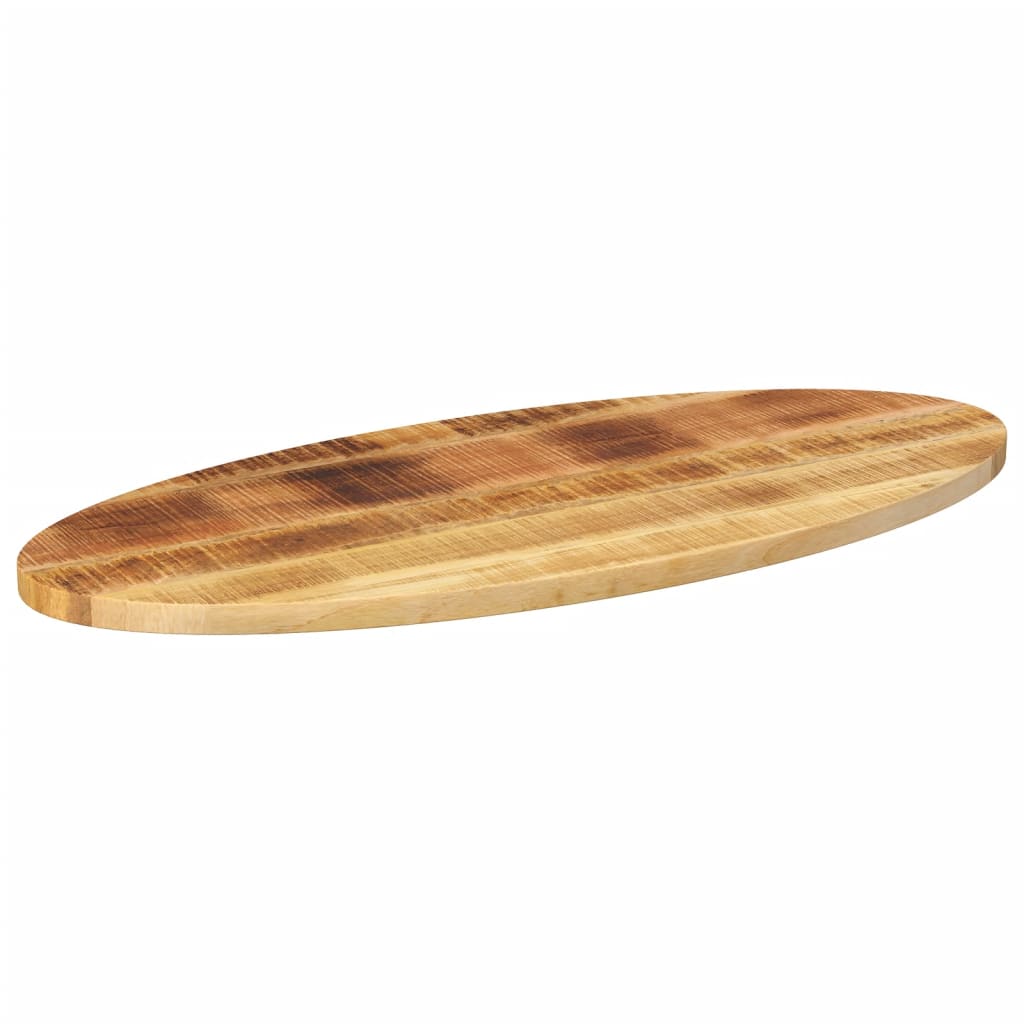 vidaXL Table Top 90x40x3.8 cm Oval Solid Wood Mango