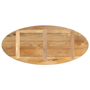 vidaXL Table Top 90x40x2.5 cm Oval Solid Wood Mango