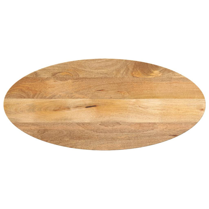 vidaXL Table Top 100x40x2.5 cm Oval Solid Wood Mango