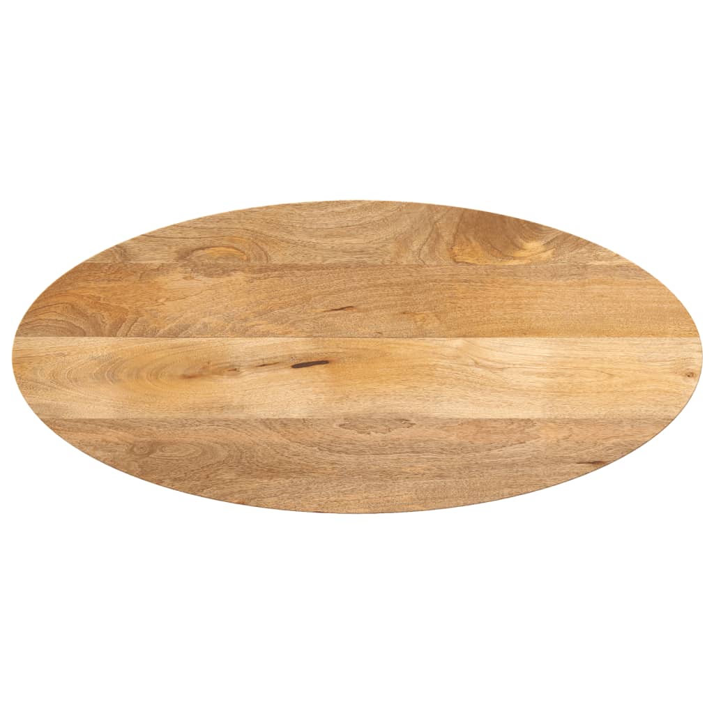 vidaXL Table Top 140x50x2.5 cm Oval Solid Wood Mango