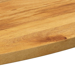 vidaXL Table Top 80x40x2.5 cm Oval Solid Wood Mango