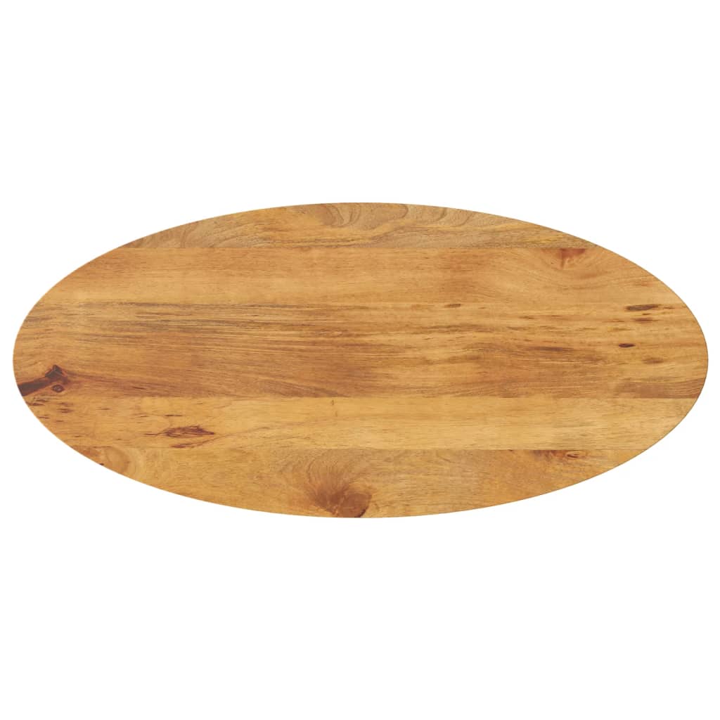 vidaXL Table Top 100x40x2.5 cm Oval Solid Wood Mango