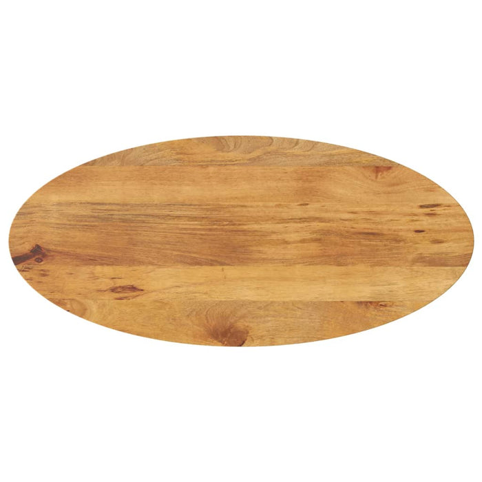 vidaXL Table Top 100x40x2.5 cm Oval Solid Wood Mango