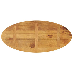 vidaXL Table Top 110x40x2.5 cm Oval Solid Wood Mango