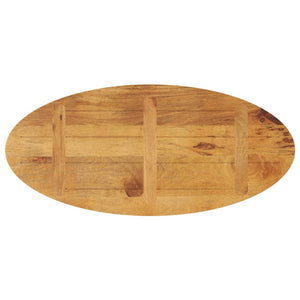 vidaXL Table Top 140x50x2.5 cm Oval Solid Wood Mango