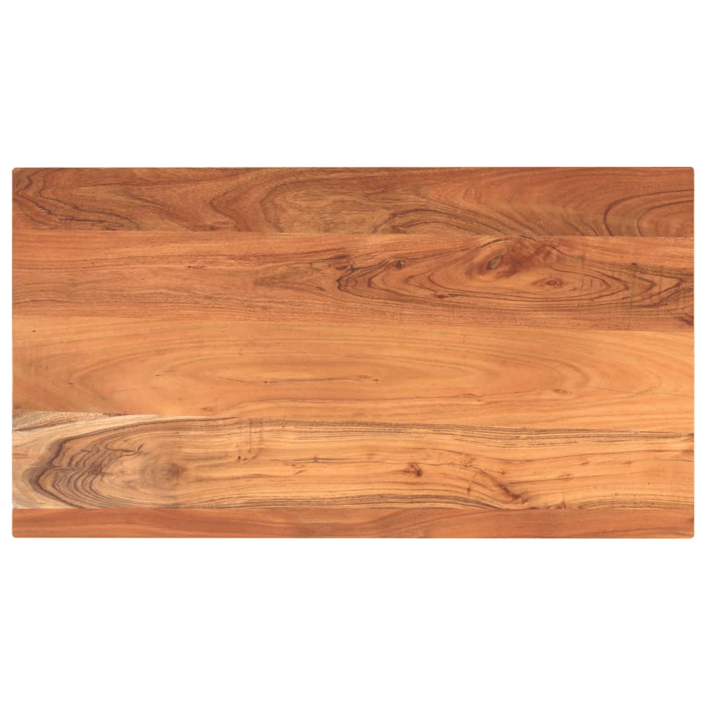 vidaXL Table Top 110x50x2.5 cm Rectangular Solid Wood Acacia