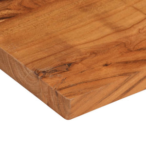 vidaXL Table Top 110x50x2.5 cm Rectangular Solid Wood Acacia