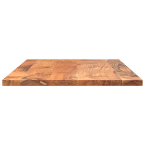 vidaXL Table Top 80x70x2.5 cm Rectangular Solid Wood Acacia