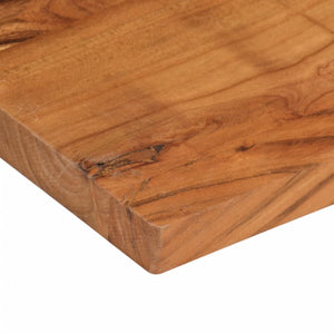 vidaXL Table Top 90x80x2.5 cm Rectangular Solid Wood Acacia