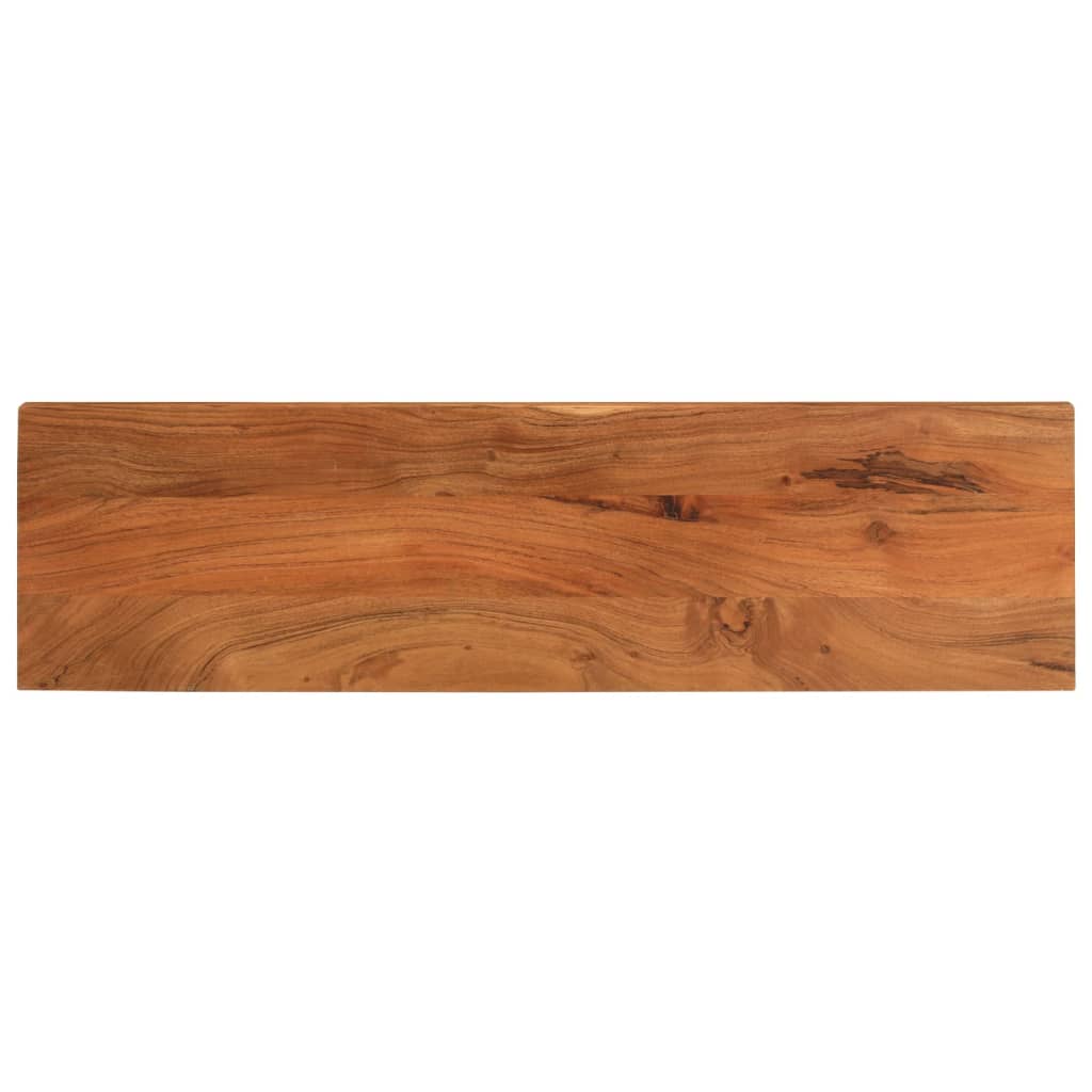 vidaXL Table Top 110x30x3.8 cm Rectangular Solid Wood Acacia