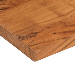 vidaXL Table Top 90x80x3.8 cm Rectangular Solid Wood Acacia