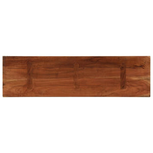 vidaXL Table Top 110x30x2.5 cm Rectangular Solid Wood Reclaimed