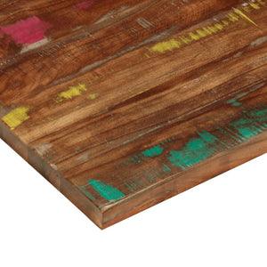 vidaXL Table Top 110x50x2.5 cm Rectangular Solid Wood Reclaimed