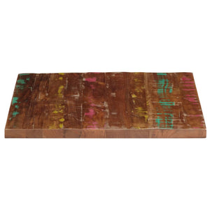 vidaXL Table Top 70x70x2.5 cm Square Solid Wood Reclaimed