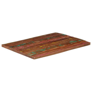 vidaXL Table Top 100x80x2.5 cm Rectangular Solid Wood Reclaimed