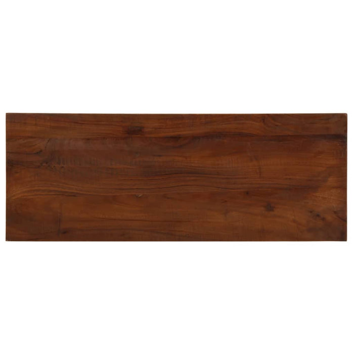 vidaXL Table Top 80x20x2.5 cm Rectangular Solid Wood Reclaimed