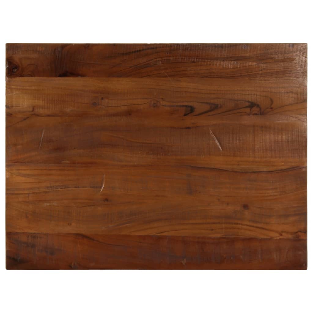 vidaXL Table Top 80x70x3.8 cm Rectangular Solid Wood Reclaimed