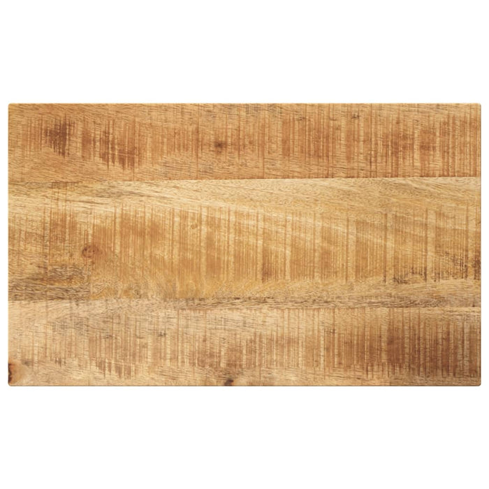 vidaXL Table Top 40x20x2.5 cm Rectangular Solid Wood Rough Mango