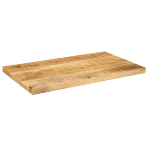 vidaXL Table Top 40x20x2.5 cm Rectangular Solid Wood Rough Mango