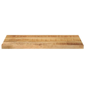 vidaXL Table Top 40x20x2.5 cm Rectangular Solid Wood Rough Mango