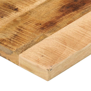 vidaXL Table Top 40x20x2.5 cm Rectangular Solid Wood Rough Mango