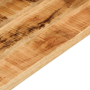 vidaXL Table Top 40x20x2.5 cm Rectangular Solid Wood Rough Mango