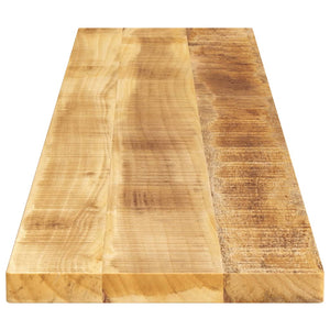 vidaXL Table Top 140x20x2.5 cm Rectangular Solid Wood Rough Mango