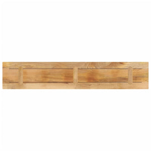 vidaXL Table Top 140x20x2.5 cm Rectangular Solid Wood Rough Mango