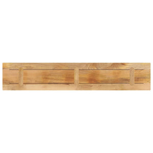 vidaXL Table Top 160x30x2.5 cm Rectangular Solid Wood Rough Mango