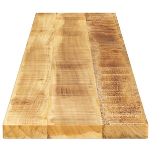 vidaXL Table Top 180x30x2.5 cm Rectangular Solid Wood Rough Mango