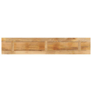 vidaXL Table Top 180x30x2.5 cm Rectangular Solid Wood Rough Mango