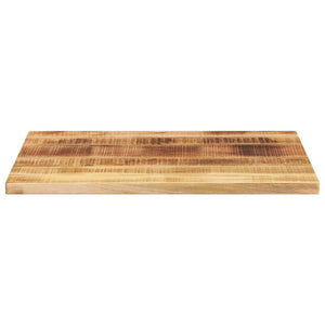 vidaXL Table Top 80x60x2.5 cm Rectangular Solid Wood Rough Mango