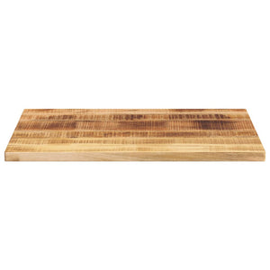 vidaXL Table Top 90x70x1.5 cm Rectangular Solid Wood Rough Mango