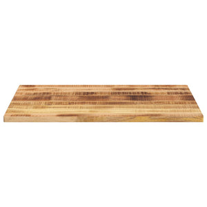 vidaXL Table Top 90x80x2.5 cm Rectangular Solid Wood Rough Mango