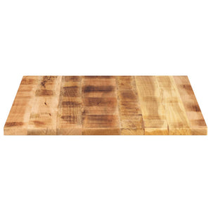 vidaXL Table Top 100x80x2.5 cm Rectangular Solid Wood Rough Mango