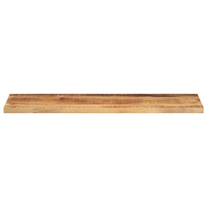 vidaXL Table Top 110x40x3.8 cm Rectangular Solid Wood Rough Mango