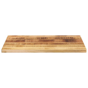 vidaXL Table Top 80x50x3.8 cm Rectangular Solid Wood Rough Mango