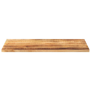 vidaXL Table Top 110x60x3.8 cm Rectangular Solid Wood Rough Mango