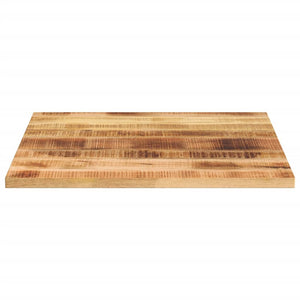 vidaXL Table Top 70x70x3.8 cm Square Solid Wood Rough Mango