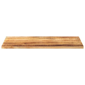 vidaXL Table Top 100x70x3.8 cm Rectangular Solid Wood Rough Mango