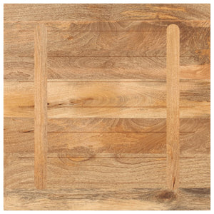 vidaXL Table Top 80x80x2.5 cm Square Solid Wood Mango