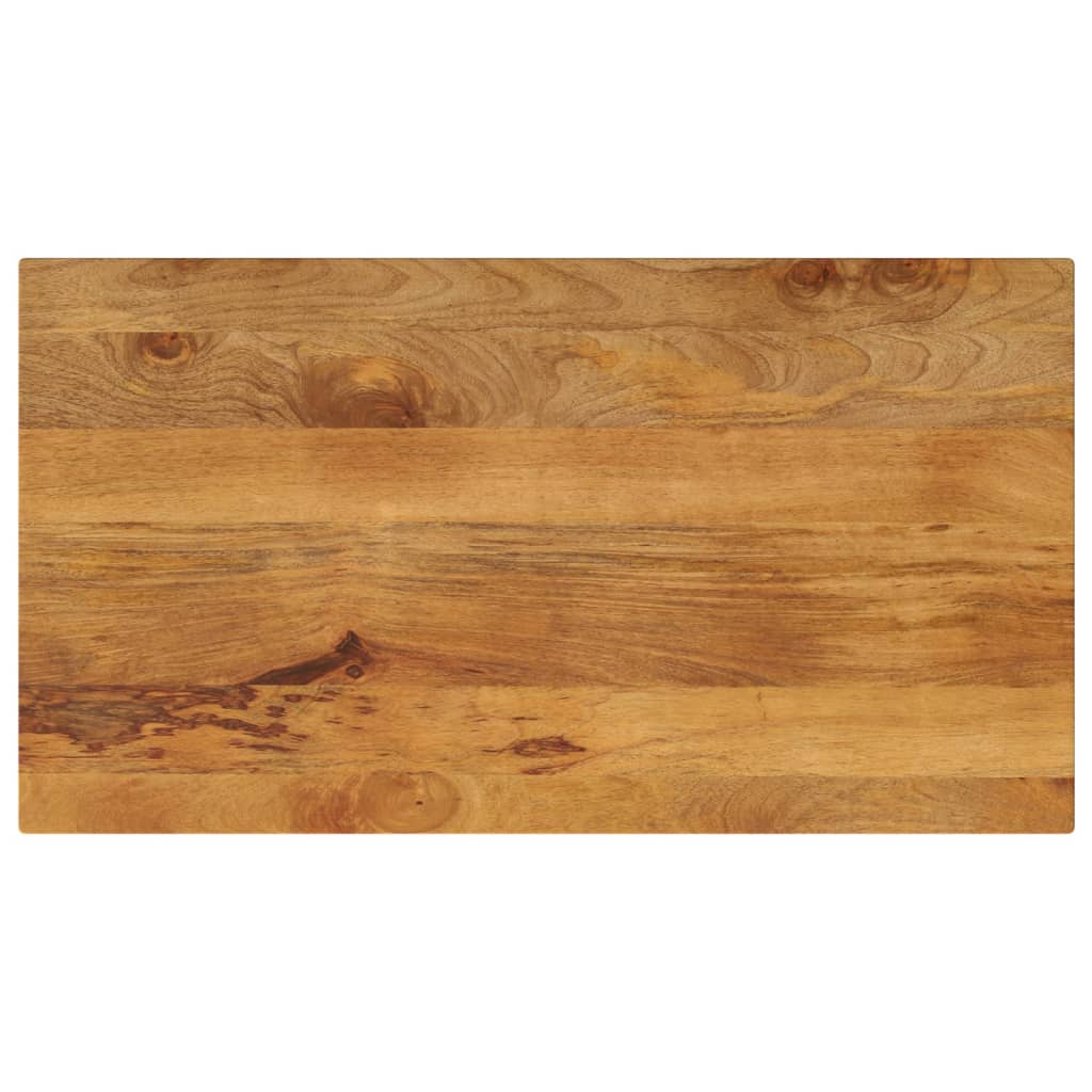 vidaXL Table Top 100x70x2.5 cm Rectangular Solid Wood Mango