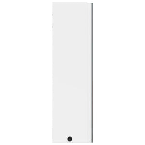 vidaXL Bathroom Mirror Cabinet with LED Light White 60x13x52 cm