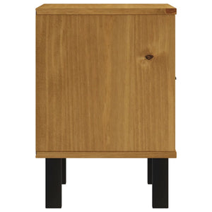 vidaXL Bedside Cabinet "FLAM" 40x35x50 cm Solid Wood Pine