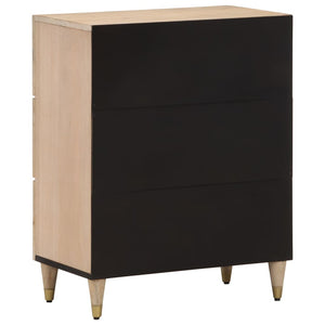 vidaXL Side Cabinet 60x33x75 cm Solid Wood Mango