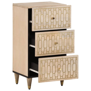 vidaXL Side Cabinet 40x33x75 cm Solid Wood Mango