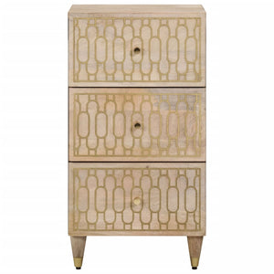 vidaXL Side Cabinet 40x33x75 cm Solid Wood Mango